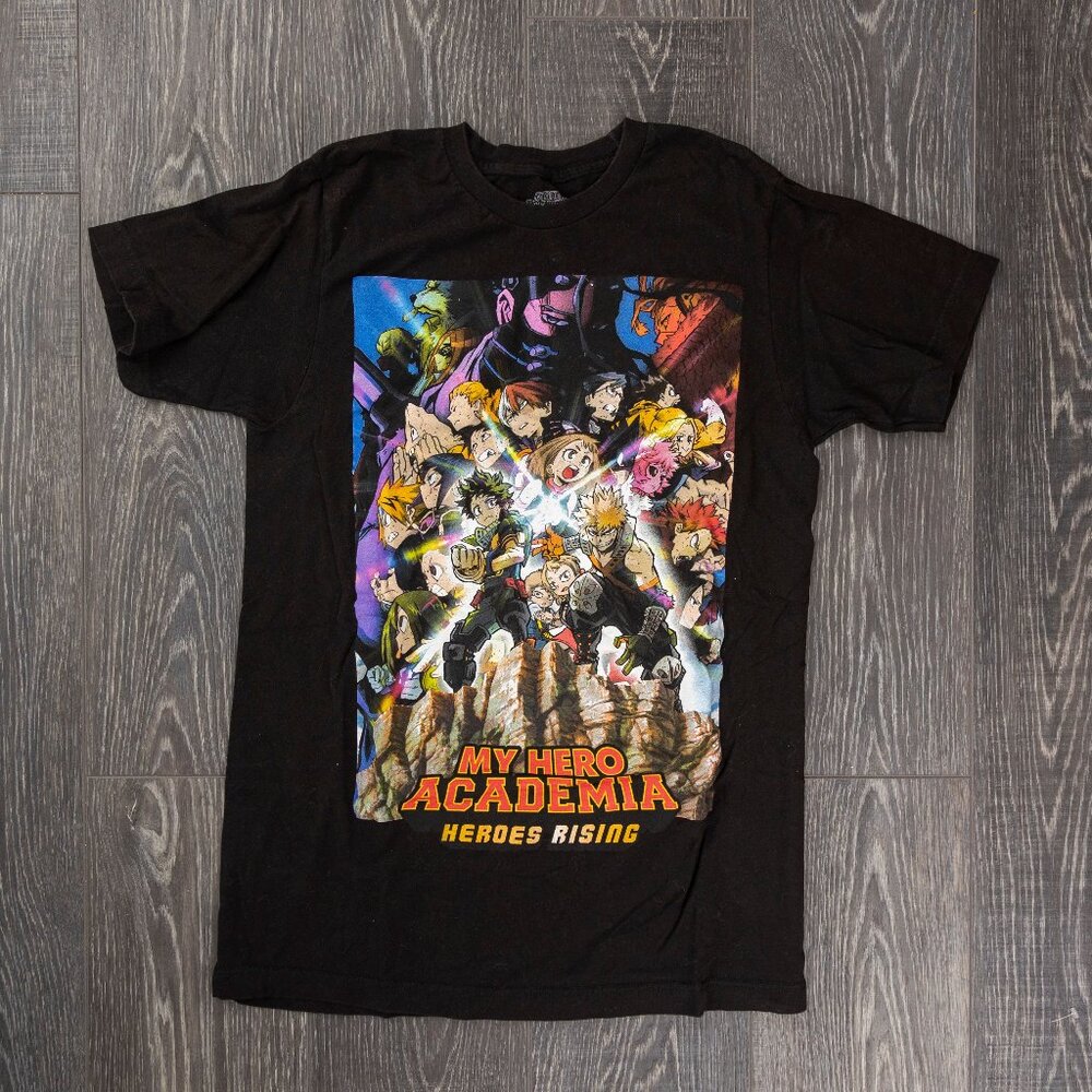 My Hero Academia Black T-Shirt Medium